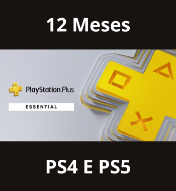 Assinatura Playstation Plus Essential – 12 Meses – PS4 e PS5 – Mídia Digital