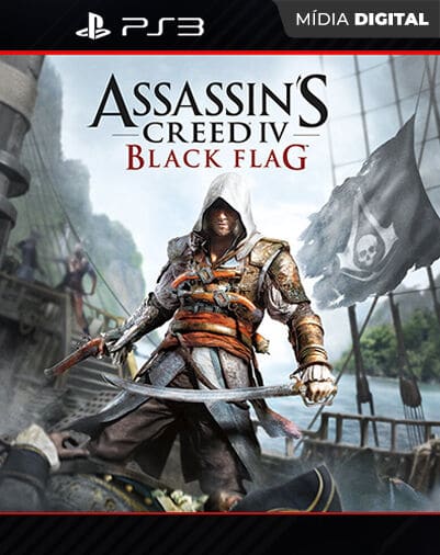Assassins Creed 4 Black Flag Playstation 3 Mídia Digita...
