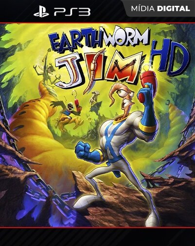 Earthworm Jim HD Playstation 3 Mídia Digital