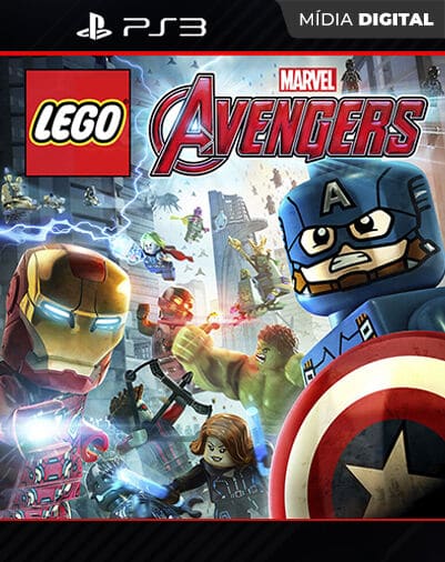 LEGO Marvel's Vingadores Playstation 3 Mídia Digi...