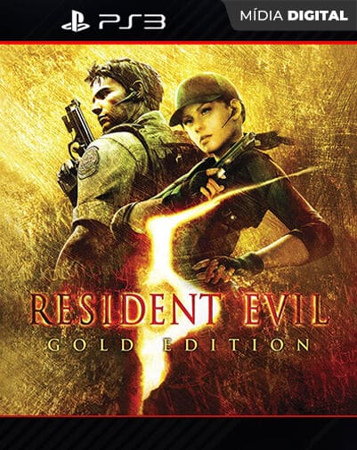 Resident Evil 5 Gold Edition Playstation 3 Mídia Digita...