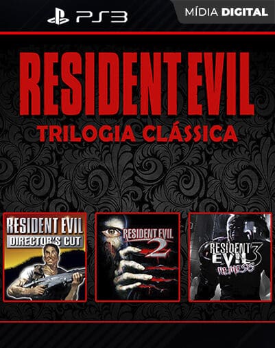 Resident Evil 1, 2 e 3 Trilogia Clássica (PS1 Classic)...