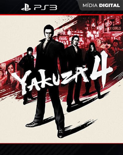 Yakuza 4 Playstation 3 Mídia Digital