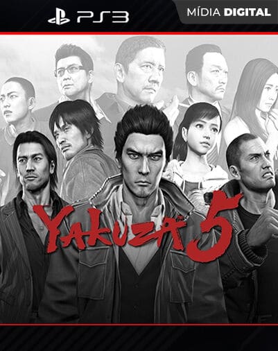 Yakuza 5 Playstation 3 Mídia Digital